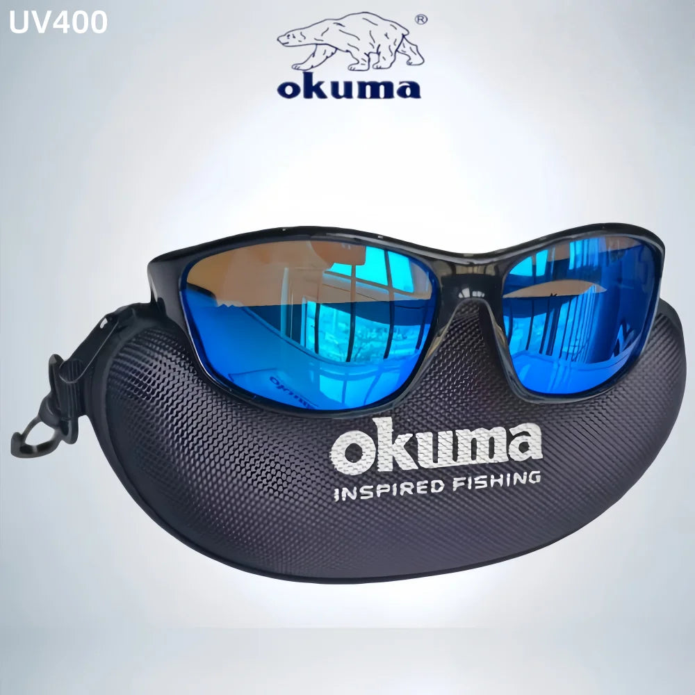 Okuma Fashionable Polarized Glasses, UV400 Anti Stray Light, Suitable for Outdoor Cycling, Driving, Fishing, Etc