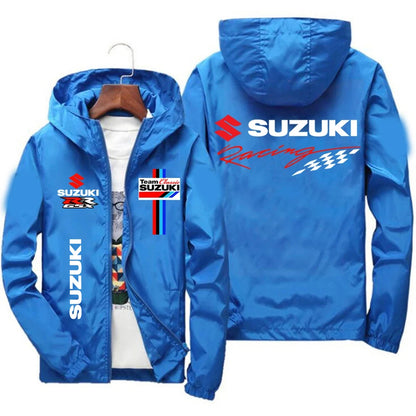 2026 Suzuki Men's Racing Jacket Windproof Casual Fashionable Sportswear Outdoor Spring Autumn Fashion