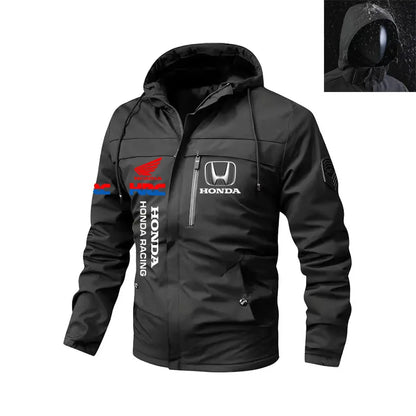 2026 Honda New Logo Men's Motorcycle Jacket, Honda Jacket, Custom Pilot Jacket for Motorcycle Racing Team, Loose Men's Clothing,