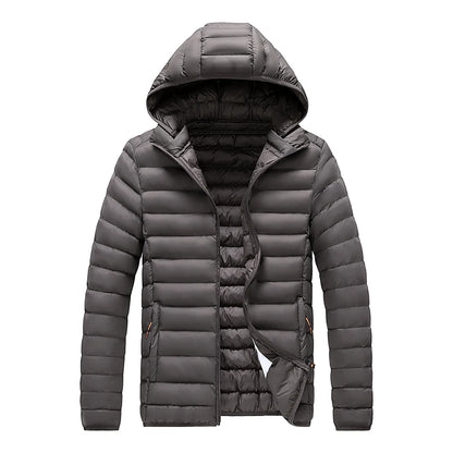 8XL Men New Autumn Winter Warm Waterproof Parkas Jacket Coat Mens Hooded Casual Outwear Detachable Hat Outfits Parkas Coat Male