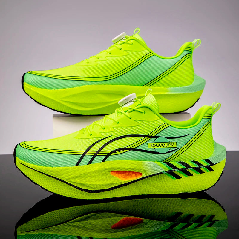 Running Shoes Professional Fitness Carbon Board Men's Sports Marathon Lightweight Women's Comfortable Non Slip Sports Shoes