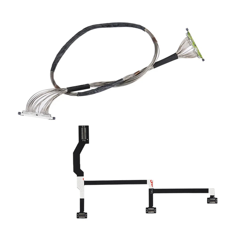 Gimbalreparationsdelar för DJI Mavic Pro & Platinum – Signalkabel, flattkabel & dämparbräda