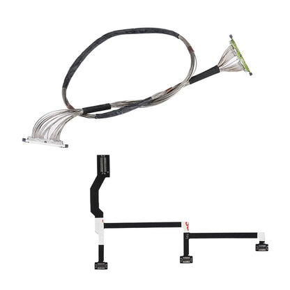Gimbalreparationsdelar för DJI Mavic Pro & Platinum – Signalkabel, flattkabel & dämparbräda