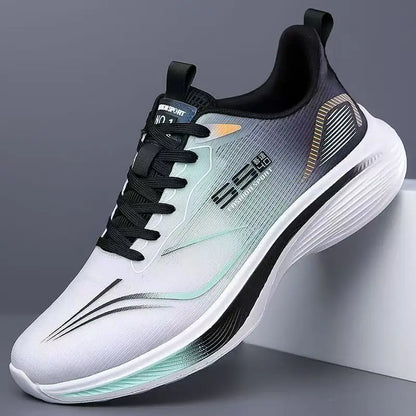 Lätta herrsneakers i andningsbar mesh – Mjuk sula, halkfri, storlek 39–47, 4 färger