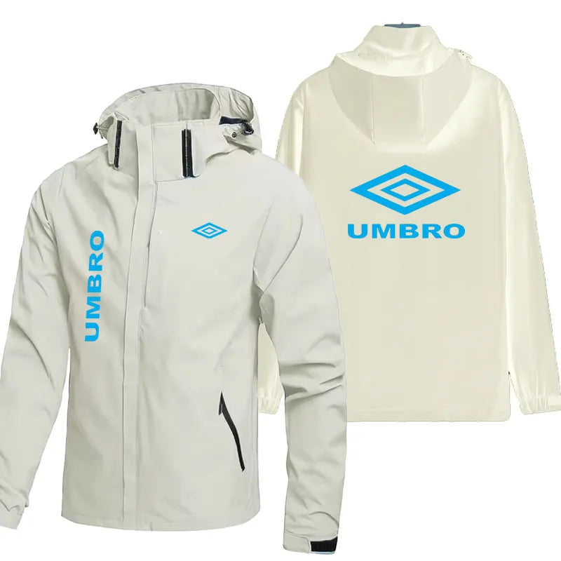UMBRO Waterproof and Windproof Jacket for Men (2026 New Model) -Hat detachable -Outdoor Mountaineering and Travel Jacket for Men