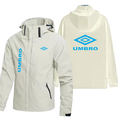 UMBRO Waterproof and Windproof Jacket for Men (2026 New Model) -Hat detachable -Outdoor Mountaineering and Travel Jacket for Men