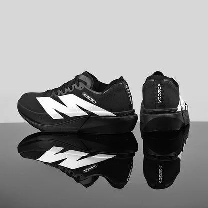Running Shoes Men High Elastic Cushioned Breathable Mesh Anti Slip Marathon Racing Sneakers Woman Casual Sneakers Tennis Shoes