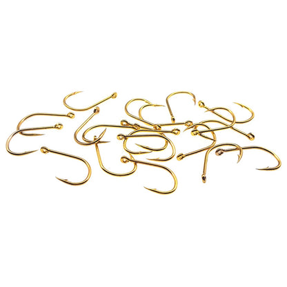 100PCS Fishing Worm Hooks Set Worm Catfish Hooks Kit Equipment Supplies Suitable for Shellfish Squid Crucian Carp