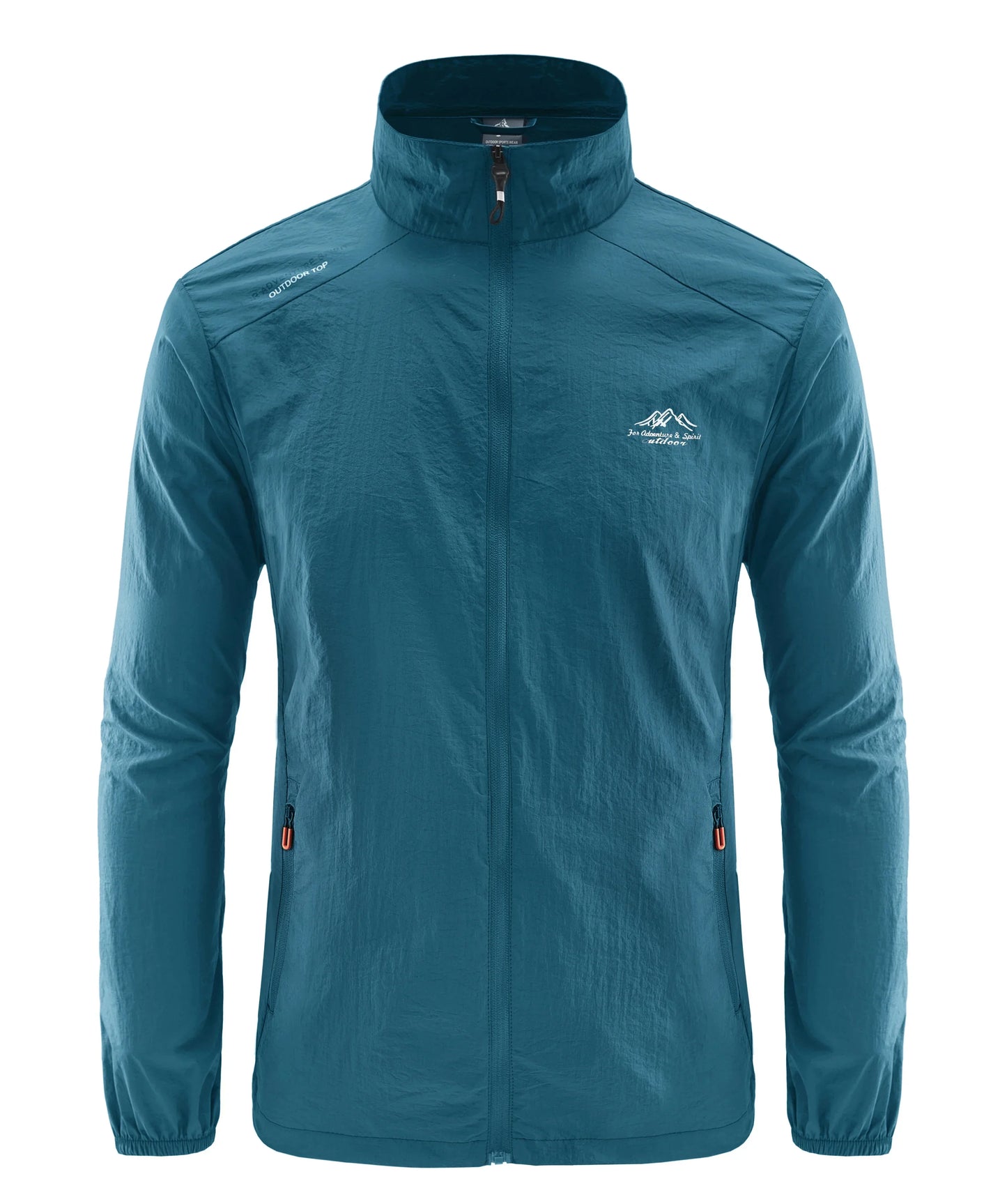 Summer Men's Sun Protection Casual Breathable Sports Windproof Water Resistant Ultrathin Jacket Outdoor Fishing Skin Clothing