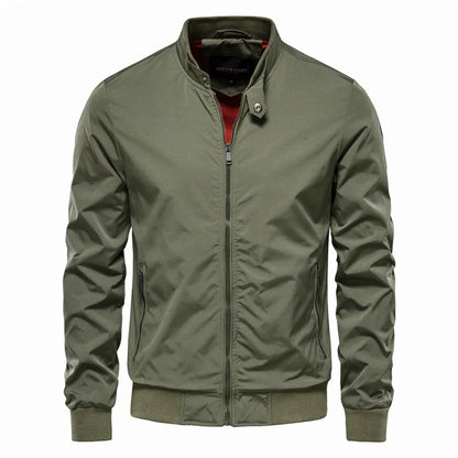 New spring/autumn European-American casual jackets for men, fashionable trendy tops, thin coats, plus sizes up to 5XL.
