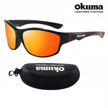 Okuma Fashionable Polarized Glasses, UV400 Anti Stray Light, Suitable for Outdoor Cycling, Driving, Fishing, Etc