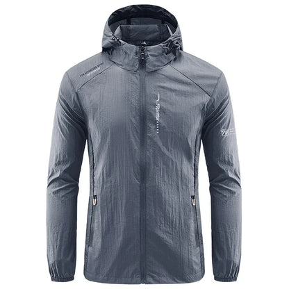 Summer Sun Protection Cycling Jackets Men Hooded Casual Camping Hiking Fishing Coats Outdoor Quick-Dry Performance Men Clothing