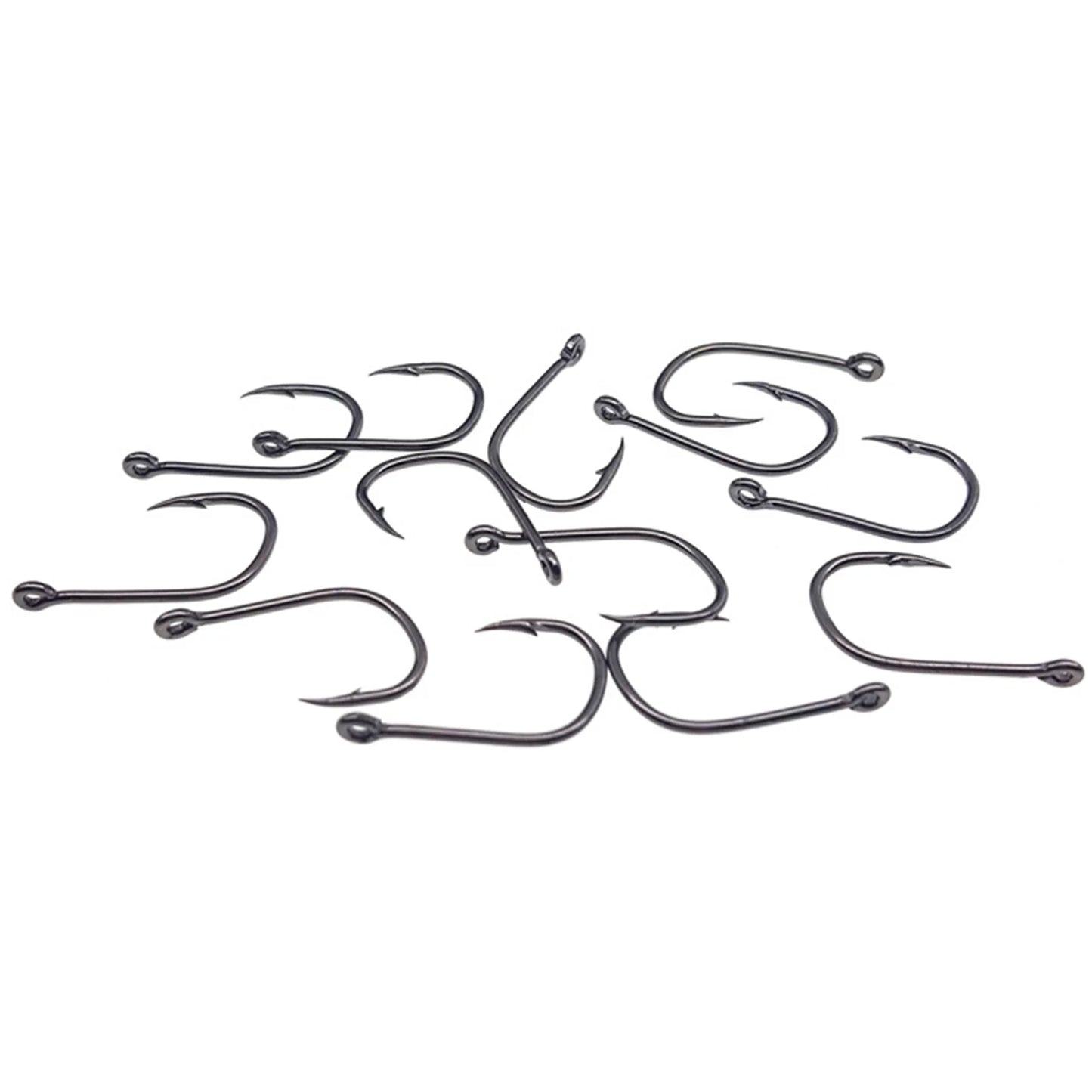 100PCS Fishing Worm Hooks Set Worm Catfish Hooks Kit Equipment Supplies Suitable for Shellfish Squid Crucian Carp