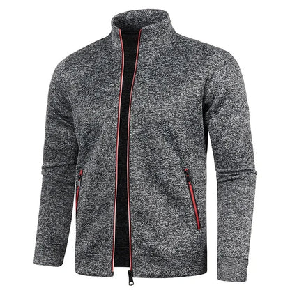 New Mens Hoodies Sweatshirts Zipper Cardigan Jacket Men Sports Autumn Long Sleeved Sweatshirt For Male