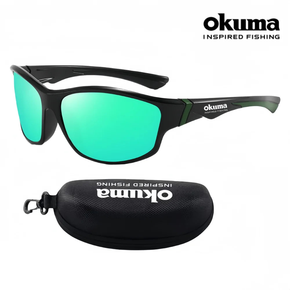 Okuma Fashionable Polarized Glasses, UV400 Anti Stray Light, Suitable for Outdoor Cycling, Driving, Fishing, Etc