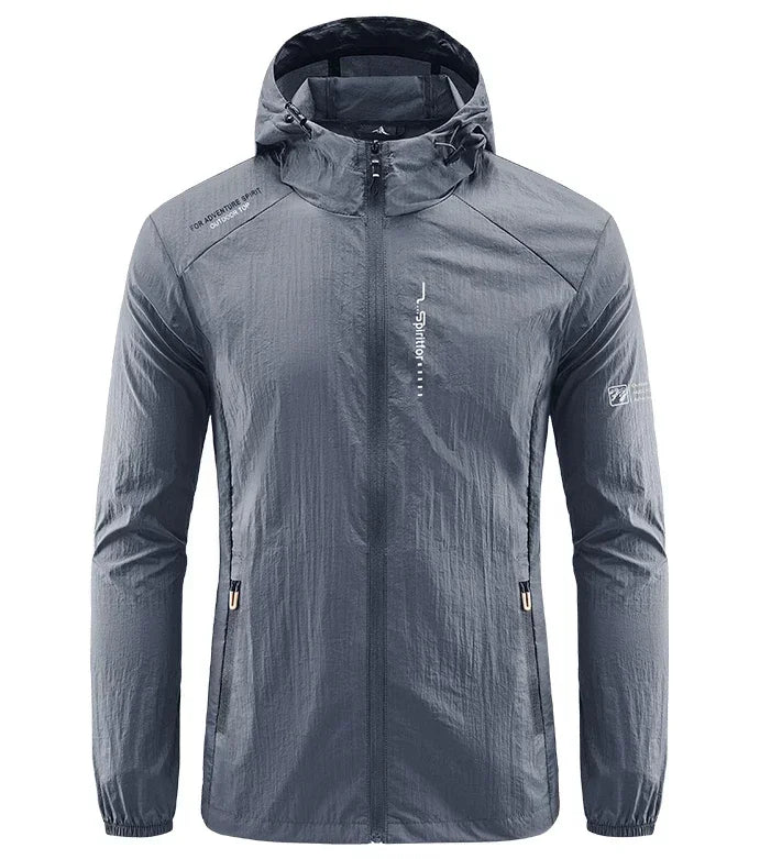 Summer Sun Protection Cycling Jackets Men Hooded Casual Camping Hiking Fishing Coats Outdoor Quick-Dry Performance Men Clothing