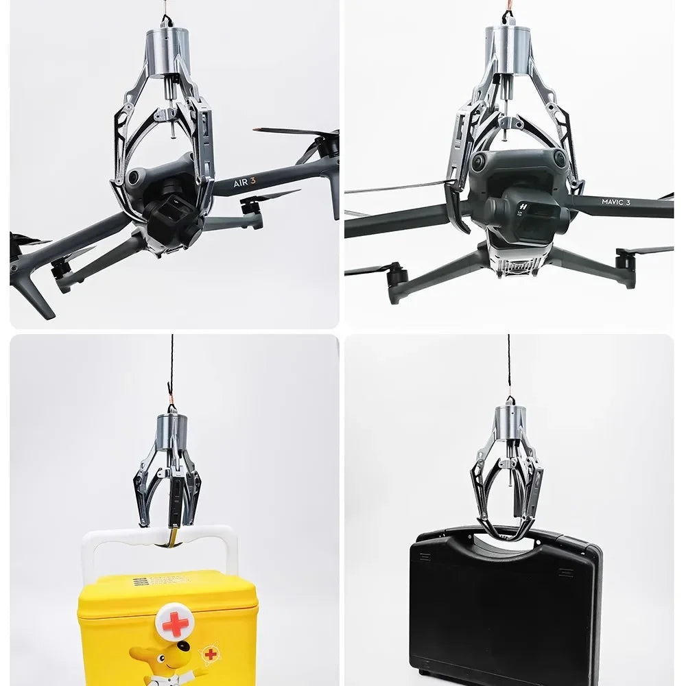 Mekanisk drönarklo med fjärrkontroll – 2kg last, 2km räckvidd, DJI Mavic 3E/3T