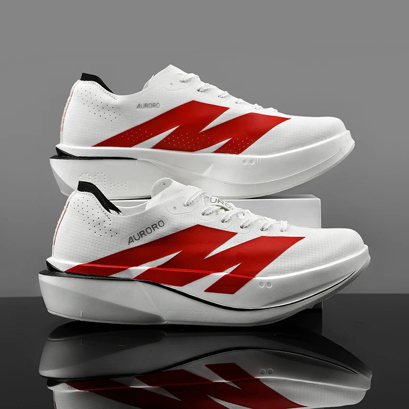Running Shoes Men High Elastic Cushioned Breathable Mesh Anti Slip Marathon Racing Sneakers Woman Casual Sneakers Tennis Shoes
