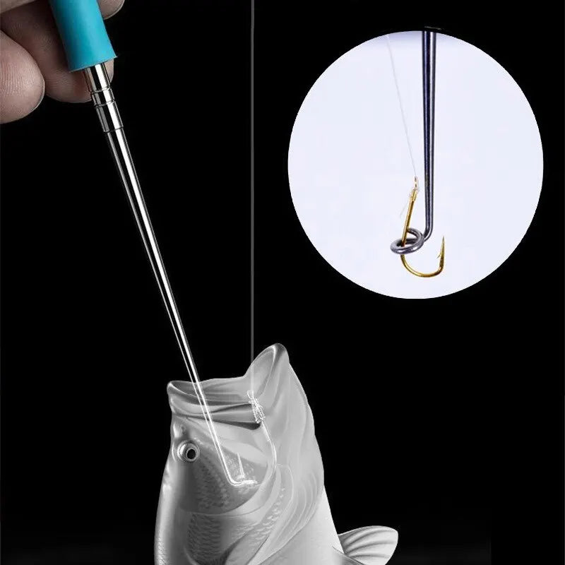 Fishing Hook Remover 2Pcs Stainless Steel Fishhook Dehooker Hook Detacher Extractor Rapid Decoupling Fishing Tools