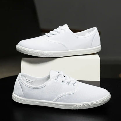 Womens Summer Casual Shoes 2025 Vulcanized Platform Sneakers Fashion Walking Flatshite Retro Sports Shoes Zapatillas De Mujer