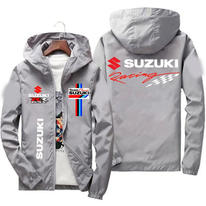 2026 Suzuki Men's Racing Jacket Windproof Casual Fashionable Sportswear Outdoor Spring Autumn Fashion