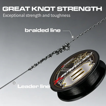 New YGKX Black Never Faded X8 Strands Braided Fishing Line Japanese High Quality 8x Multifilament PE Wire Power Saltwater Line