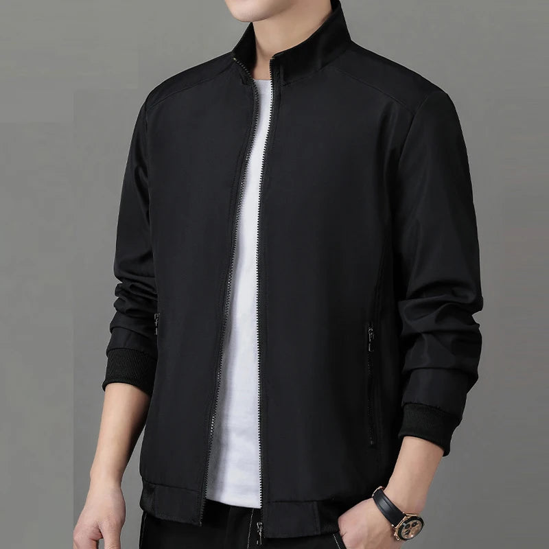 M-XXXL Newest Quality Men's Jacket Coat Men Luxury Thin Jacket Men Business Office Dress Work Coats Male Outerwear Spring Autumn