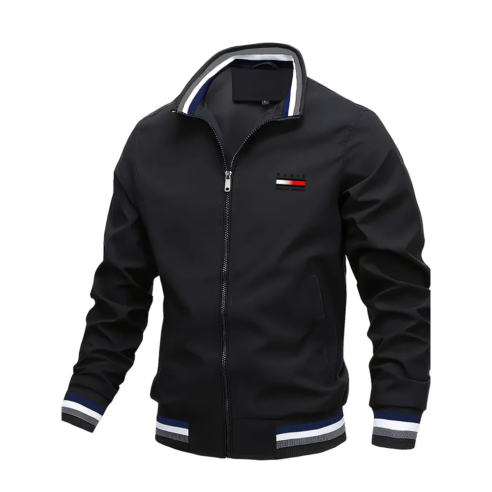Men's Jackets Oversized Spring Autumn Stand Collar Zipper Outdoor Coat Tops Baseball Bomber Varsity Jackets Man Designer Clothes