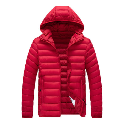 8XL Men New Autumn Winter Warm Waterproof Parkas Jacket Coat Mens Hooded Casual Outwear Detachable Hat Outfits Parkas Coat Male