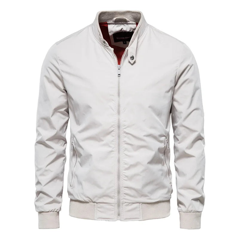 New spring/autumn European-American casual jackets for men, fashionable trendy tops, thin coats, plus sizes up to 5XL.