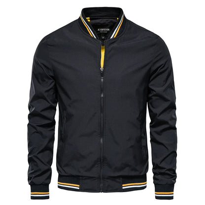 New spring/autumn European-American casual jackets for men, fashionable trendy tops, thin coats, plus sizes up to 5XL.