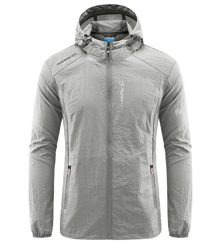 Summer Sun Protection Cycling Jackets Men Hooded Casual Camping Hiking Fishing Coats Outdoor Quick-Dry Performance Men Clothing