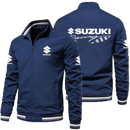 Suzuki GSX  Motorcycle Men's Jacket Oversized Casual Sports Coat for Spring Autumn New 2026 Male Clothing