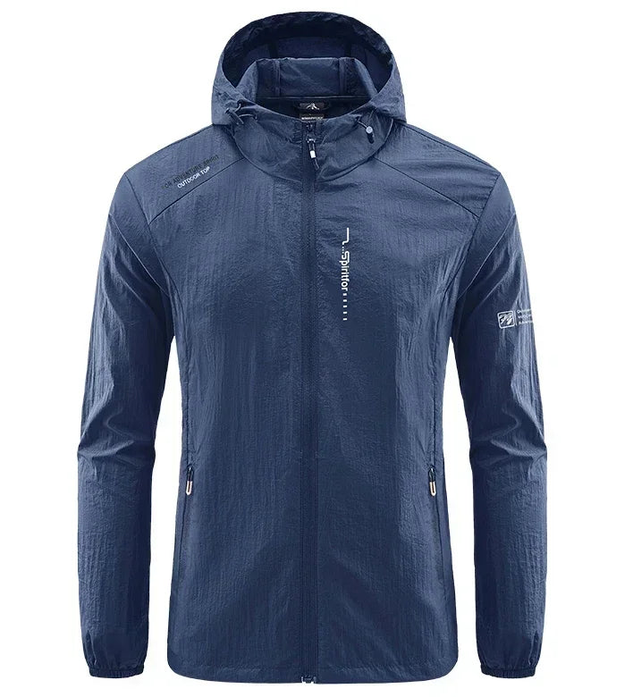 Summer Sun Protection Cycling Jackets Men Hooded Casual Camping Hiking Fishing Coats Outdoor Quick-Dry Performance Men Clothing
