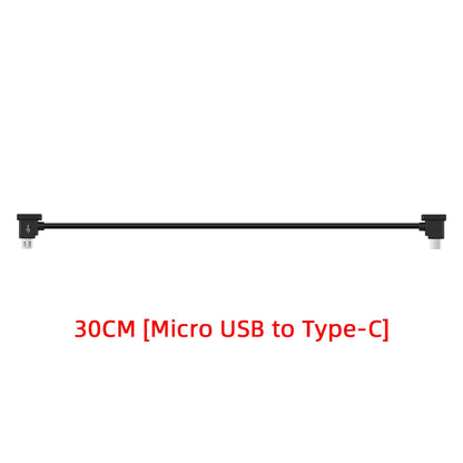 OTG-datakabel för DJI Mavic Mini, Spark & Mavic Pro – Type-C & iOS, 15/30cm
