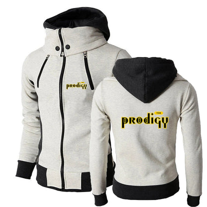 2025 High Quality Zipper Hooded Jacket Spring Autumn Popular Leisure Coat Man's The Prodigy Logo Print Fashion Lapel Hoodies