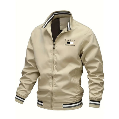 Men's Jackets Oversized Spring Autumn Stand Collar Zipper Outdoor Coat Tops Baseball Bomber Varsity Jackets Man Designer Clothes