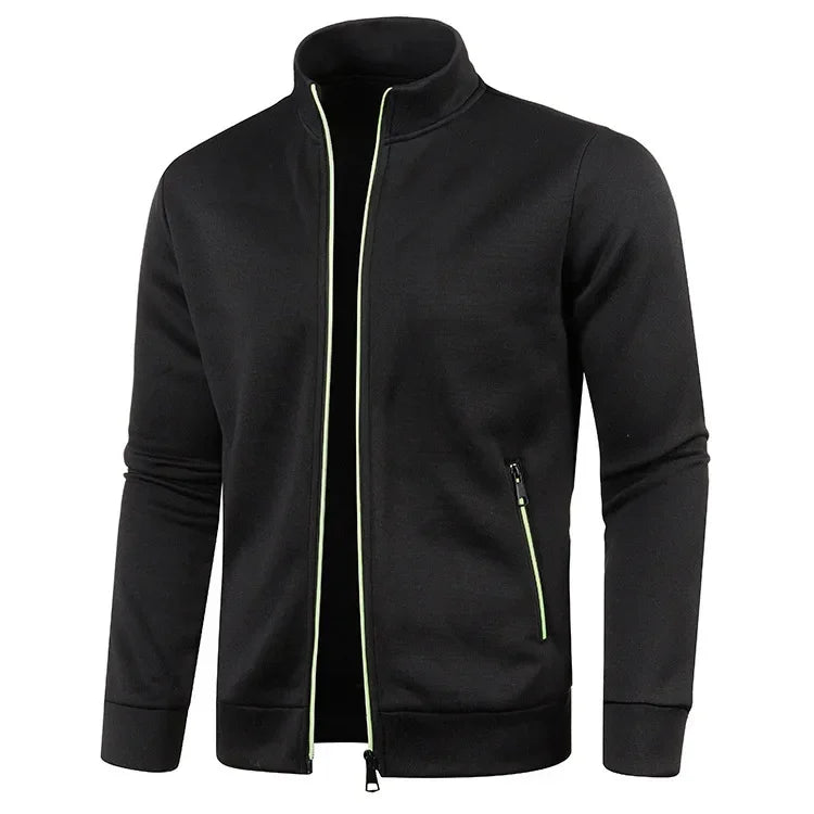 New Mens Hoodies Sweatshirts Zipper Cardigan Jacket Men Sports Autumn Long Sleeved Sweatshirt For Male