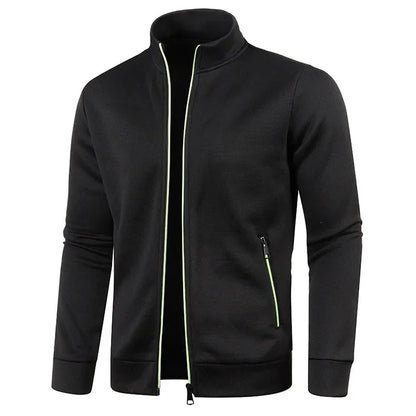 New Mens Hoodies Sweatshirts Zipper Cardigan Jacket Men Sports Autumn Long Sleeved Sweatshirt For Male