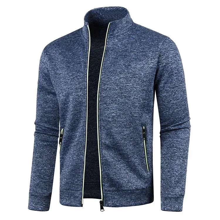 New Mens Hoodies Sweatshirts Zipper Cardigan Jacket Men Sports Autumn Long Sleeved Sweatshirt For Male