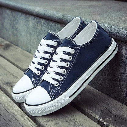 2026 Men Shoes Lace-up Athletic Summer Leisure Sneaker Fashion Breathable Low Top Canvas Vulcanized Shoes Zapatos De Hombre