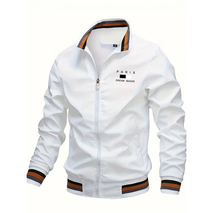 Men's Jackets Oversized Spring Autumn Stand Collar Zipper Outdoor Coat Tops Baseball Bomber Varsity Jackets Man Designer Clothes