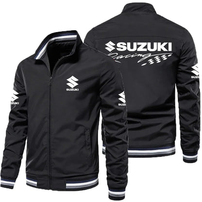 Suzuki GSX  Motorcycle Men's Jacket Oversized Casual Sports Coat for Spring Autumn New 2026 Male Clothing