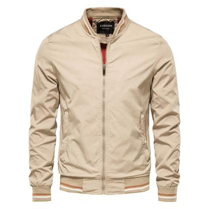 New spring/autumn European-American casual jackets for men, fashionable trendy tops, thin coats, plus sizes up to 5XL.