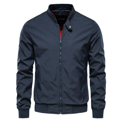 New spring/autumn European-American casual jackets for men, fashionable trendy tops, thin coats, plus sizes up to 5XL.